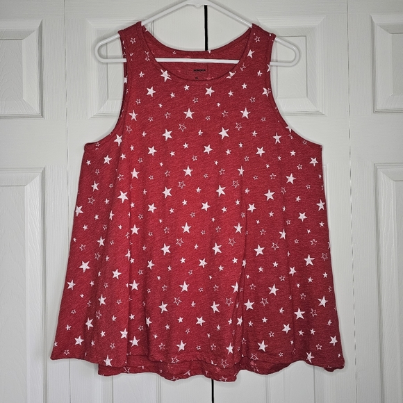 Sonoma Red Stars Tank Top Sz xl - Picture 6 of 10